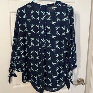41 Hawthorn hummingbird blouse